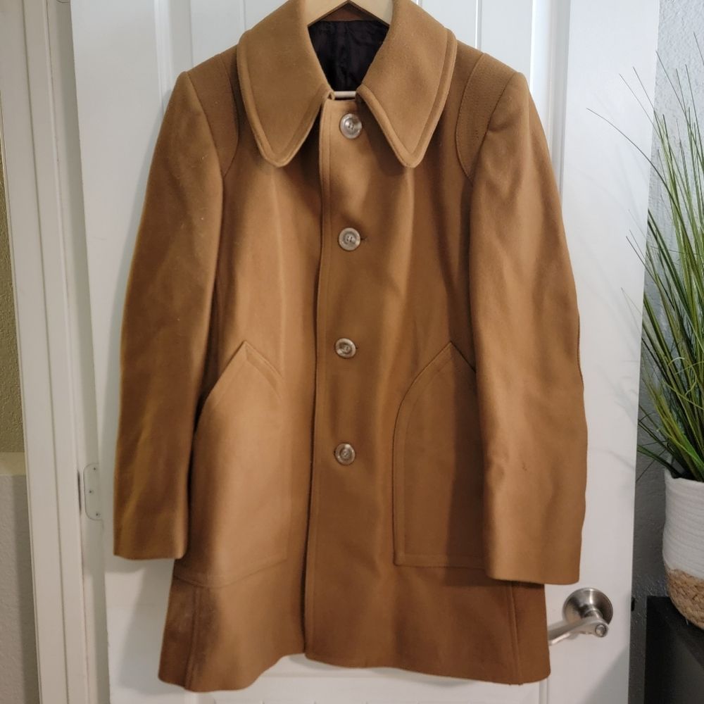 Vintage Schell Camel Coat
